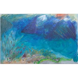 Peinture: Algue en bord de...